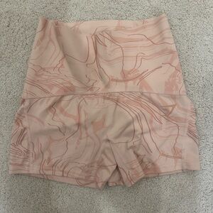 Gymshark Pink Marbled Workout Shorts